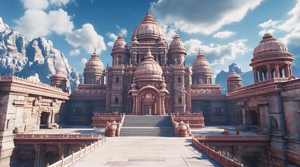 Majestic indian hindu temple structure wallpapers