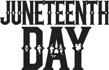 Juneteenth typography t-shirt design, Juneteenth Celebration, Happy Juneteenth day,