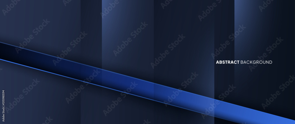 Poster modern blue abstract background. with a neat line pattern that forms an elegant design.