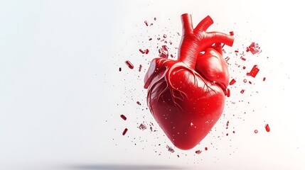 Realistic 3d render human heart wallpapers