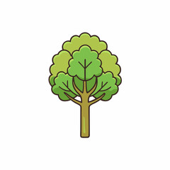 green tree vector