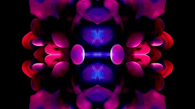 Awesome colorful abstract background. A kaleidoscope of visions. The concept of sleep and meditation. Sacred geometry and occultism. The concept of creating the universe. An explosion of orgasm