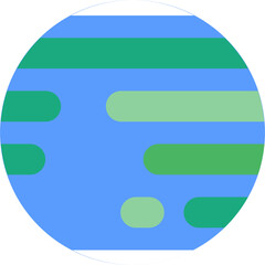 Planet Earth Colorful Illustration © byfdani