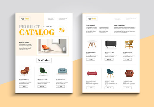 Product Catalog Flyer Template