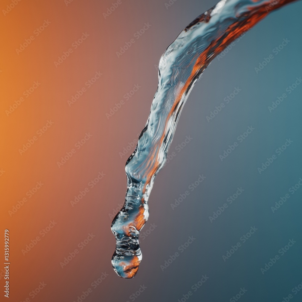 Poster Fluid Dynamics Exploration High-Resolution Liquid Physics Visualization for Climate Tech, Environmental Innovation, and Scientific Marketing Content