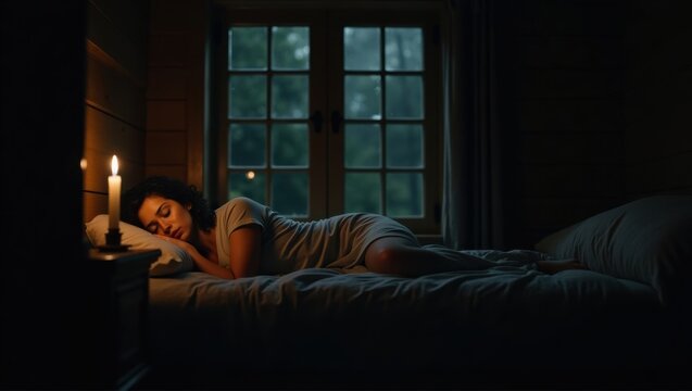 Napping celebration on national napping day cozy bedroom relaxation scene soft lighting restful break - Powered by Adobe