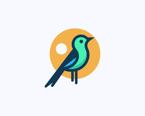 Bird Logo Design Vector Template