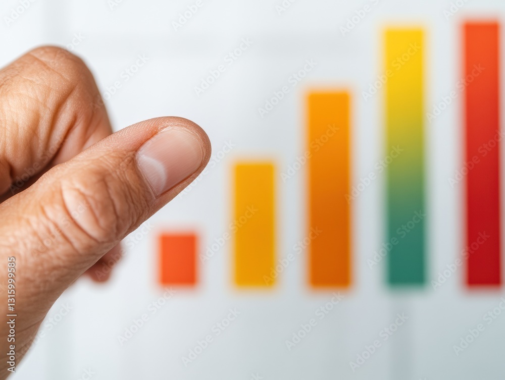 Leinwandbilder Augmented Reality Financial Analytics Interactive Performance Visualization for Data-Driven Business Intelligence and Strategic Growth Insights