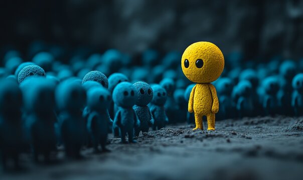 The use of color contrasts to conceptually represent brand differentiation