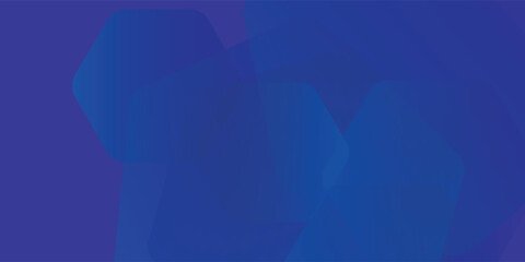 Abstract blue technology hexagonal background