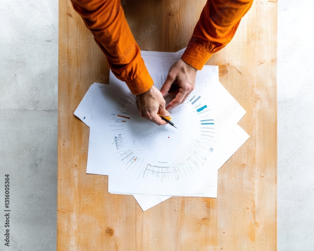 Poster Minimalist Data Visualization Collaborative Analytics with Ergonomic Design - Empowering Next-Gen Business Intelligence Through Strategic Workflow Optimization