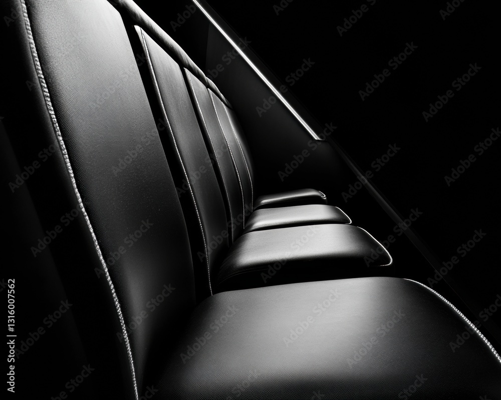 Poster minimalist theater architecture high-contrast monochrome opera house seating - elegant cultural desi