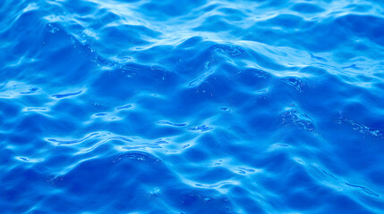Fototapeta premium Abstract Close Up of Dynamic Water Ripples in Deep Blue Tones Capturing Movement and Energy of Flowing Water