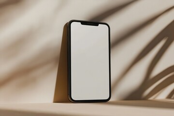 Smartphone mockup featuring a customizable screen ideal for marketing campaigns and promotional materials