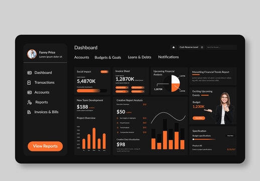 Finance Management Dashboard