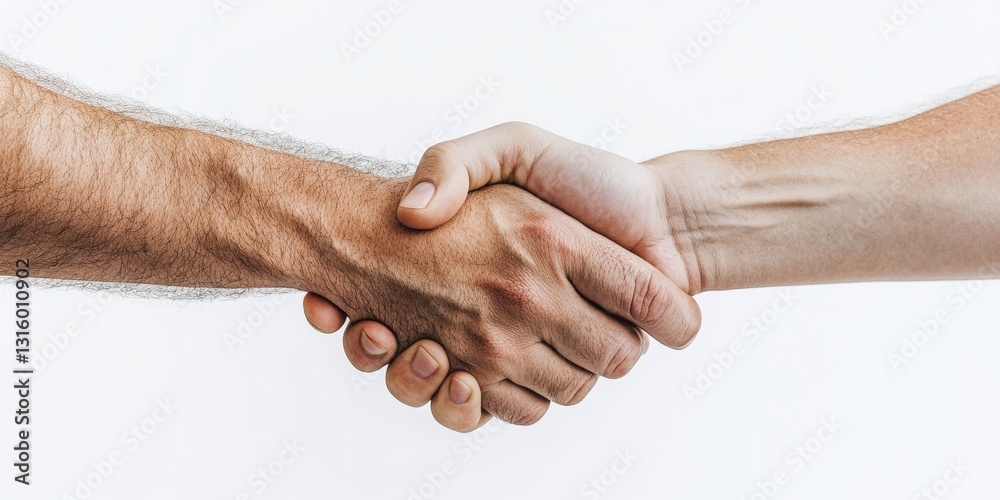 Poster minimalist trust protocol inclusive workplace handshake visualizing global collaboration, diversity,