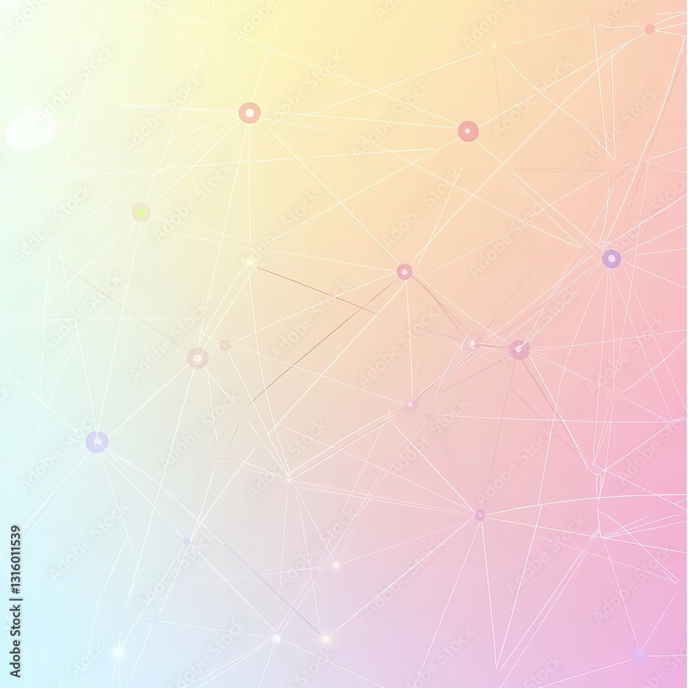Poster this image features a subtle gradient background with iot connections represented by lines and dots.