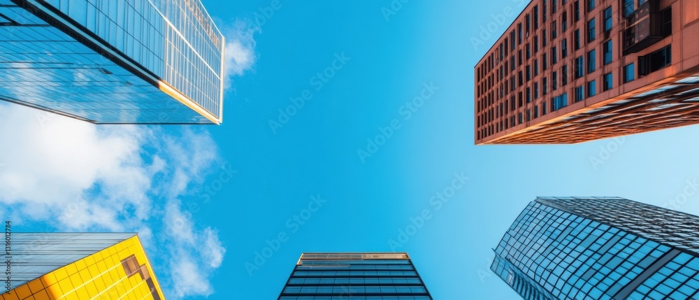Leinwandbilder hyperconnected urban horizons innovative architectural visualization of smart city infrastructure wi
