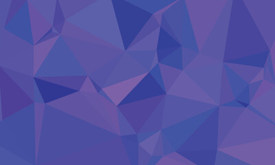 This vector illustration showcases a blue and purple gradient triangular mosaic background, where geometric shapes seamlessly blend, offering a dynamic yet balanced visual that exudes sophistication.