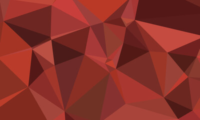 A vibrant red triangular mosaic vector background with sharp edges and clean lines, designed to add depth and dimension to the design, evoking energy and warmth.