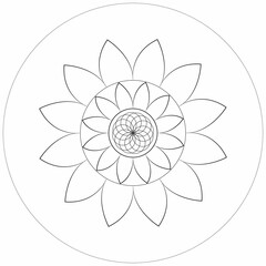 mandala design vector