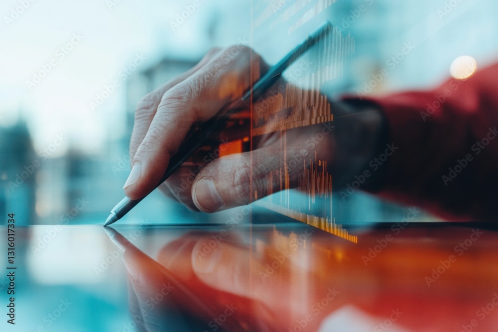 Poster Fluid Digital Innovation Immersive Hybrid Workspace Technology with Stylus-Driven Productivity and Creative Precision in Next-Gen Professional Design