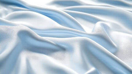 Obraz premium Smooth Blue Fabric with Soft Light and Gradient Effect
