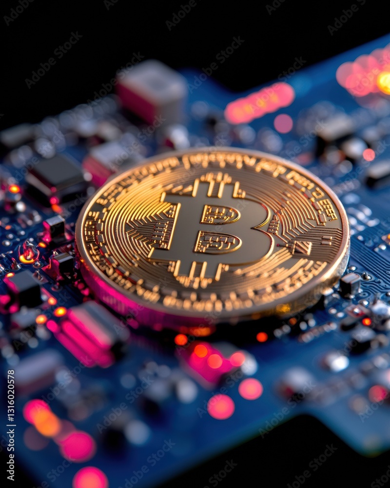 Poster decentralized future unveiled blockchain innovation meets cutting-edge cryptocurrency design - finte