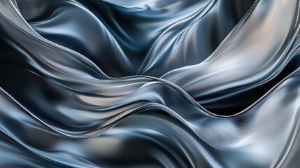 Obraz premium Liquid smoke-inspired wave background with soft, flowing curves that blend seamlessly