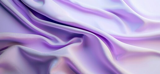 Obraz premium Luxurious, flowing, lavender silk