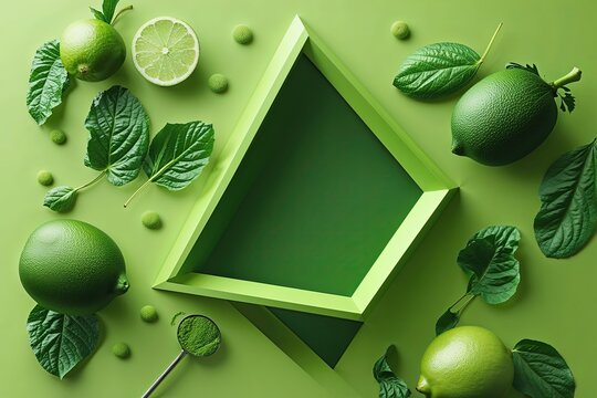 Vibrant Lime Green Geometric Design for Health Campaigns and Website Development
