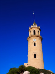 Fototapeta premium Talao tower. Scalea. Calabria. Italy.