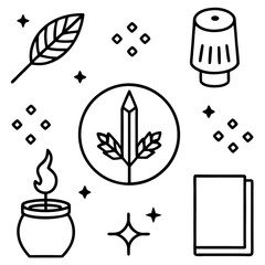 World Poetry Day silhouette icons Vector art Illustration. International Poetry 21 March