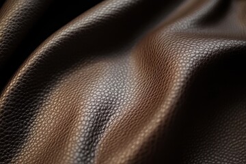 Luxurious brown leather texture backdrop ideal for upscale branding and high-end design applications