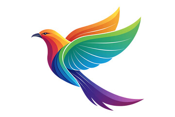 Obraz premium peacock feather isolated on white