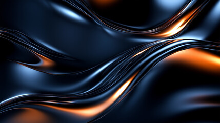 Fototapeta premium Abstract fractal flowing background