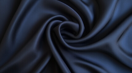 Fototapeta premium Dark navy silk background