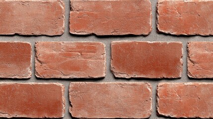 Rustic Red Brick Wall Texture Seamless Pattern Background