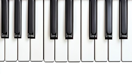 Piano Keys Black White Keys Musical Instrument Closeup View