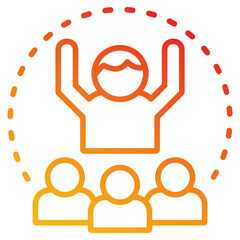 Obraz premium Leadership Icon