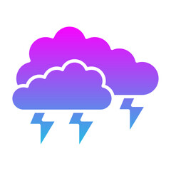 Cloud thunder Icon