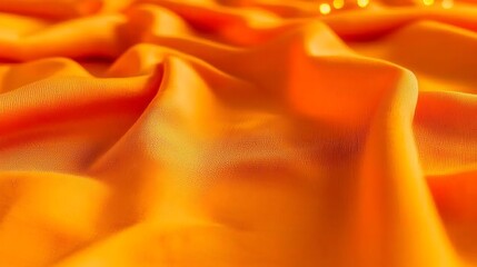 A radiant orange background with diffused light and scattered glowing bokeh spots for a sophisticated and inviting look.