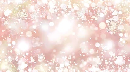 A smooth pink gradient with dreamy floating bokeh and soft light diffusion, creating an elegant and inviting look.