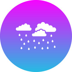 Obraz premium Heavy rain Icon