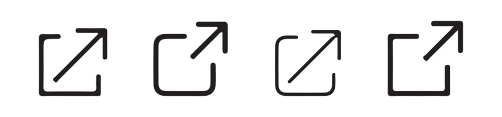 Share Icon Set. Social Media Share Symbols.  Flat and Modern Design. vector illustration eps 10.