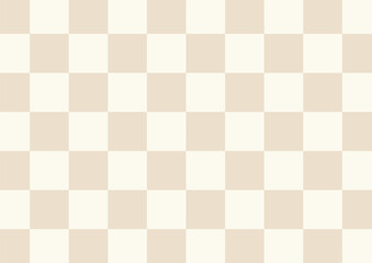 Pastel brown and beige checkered background Space for selling products, backdrop, wallpaper, background, text. Vintage style background. Vector illustration.