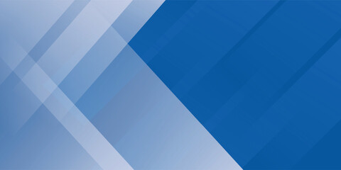Obraz premium Abstract blue and white gradient background. Modern blue abstract rectangular box lines for presentation design, banner, brocure eps 10