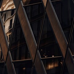 Fototapeta premium modern building in the night