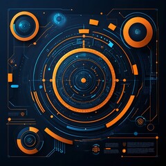 Futuristic Technology HUD Interface