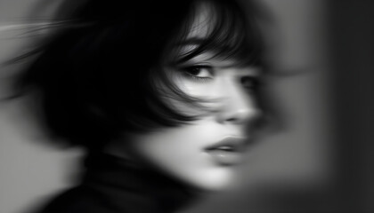 ファンタジーストーリー（モノクロームに刻まれた、一瞬のモノローグ&mdash;静寂の中で紡がれる女性の想い）